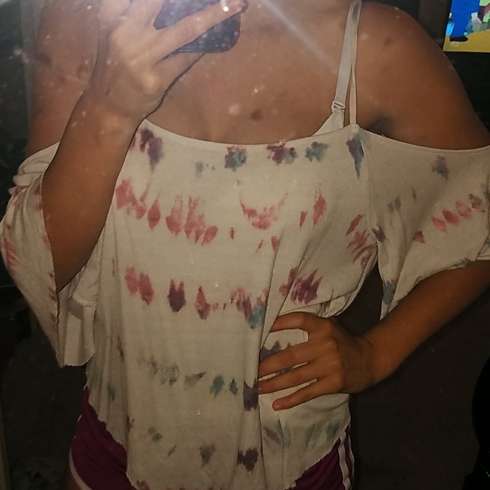 Forever 21 Soft and Sexy cold shoulder tank top